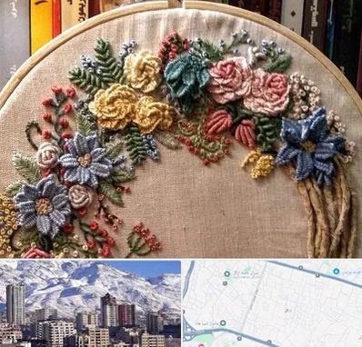 کلاس گلدوزی برزیلی در ازگل