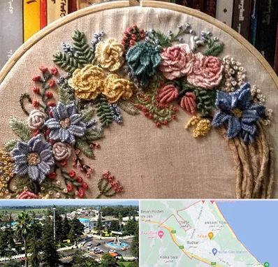 کلاس گلدوزی برزیلی در رودسر