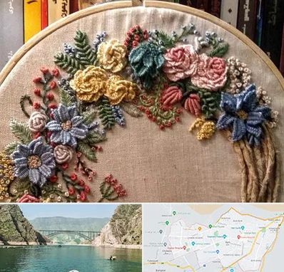 کلاس گلدوزی برزیلی در ایلام