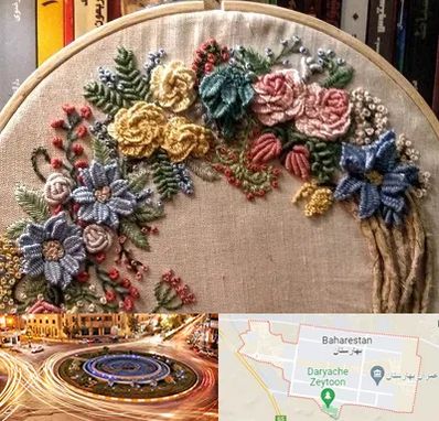 کلاس گلدوزی برزیلی در بهارستان