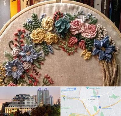 کلاس گلدوزی برزیلی در فرشته 