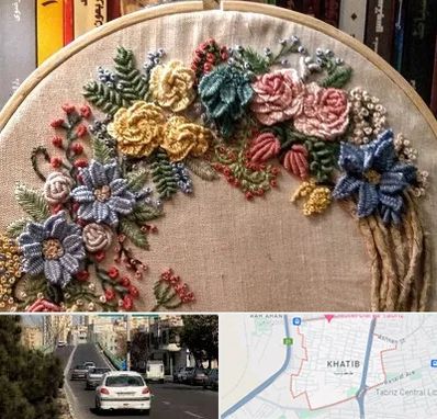 کلاس گلدوزی برزیلی در خطیب تبریز