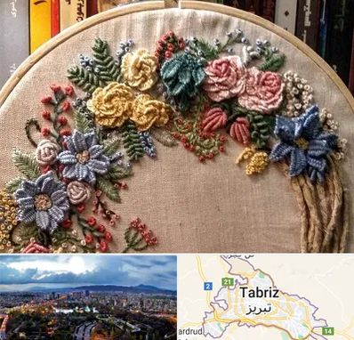 کلاس گلدوزی برزیلی در تبریز