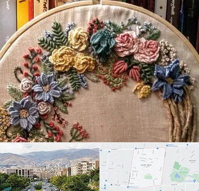 کلاس گلدوزی برزیلی در خانی آباد