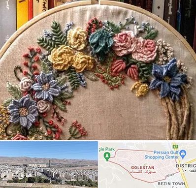 کلاس گلدوزی برزیلی در شهرک گلستان شیراز