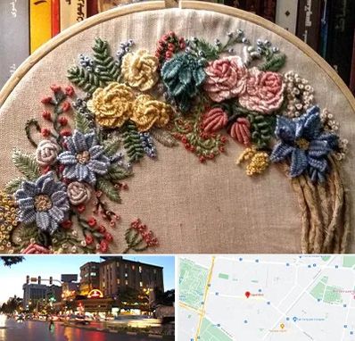 کلاس گلدوزی برزیلی در بلوار سجاد مشهد