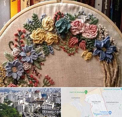 کلاس گلدوزی برزیلی در ولنجک 