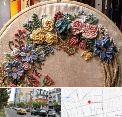 کلاس گلدوزی برزیلی در هفده شهریور تبریز