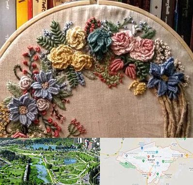 کلاس گلدوزی برزیلی در بجنورد