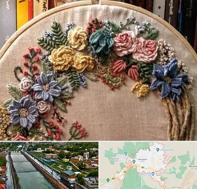 کلاس گلدوزی برزیلی در مراغه