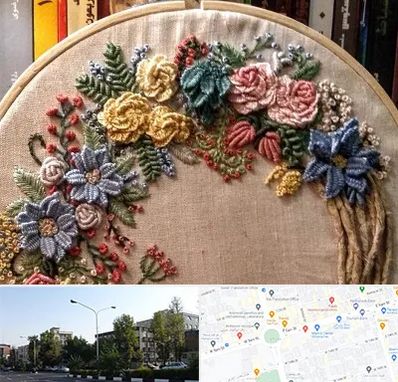 کلاس گلدوزی برزیلی در میدان کاج 