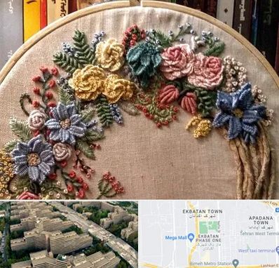 کلاس گلدوزی برزیلی در اکباتان 