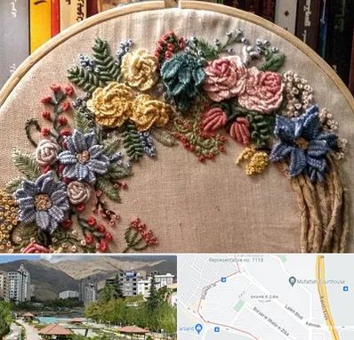 کلاس گلدوزی برزیلی در شهر زیبا 