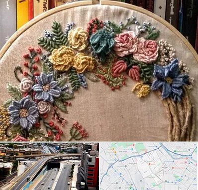 کلاس گلدوزی برزیلی در ستارخان شیراز