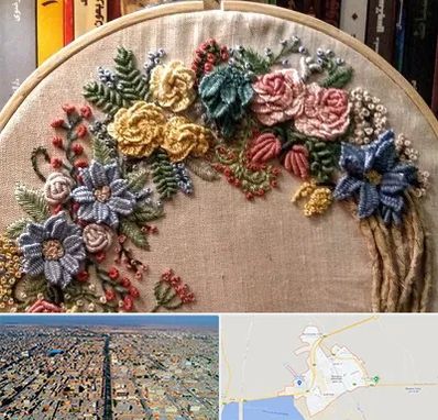 کلاس گلدوزی برزیلی در بندر ماهشهر