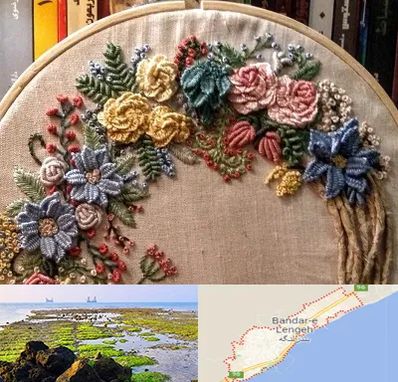 کلاس گلدوزی برزیلی در بندرلنگه