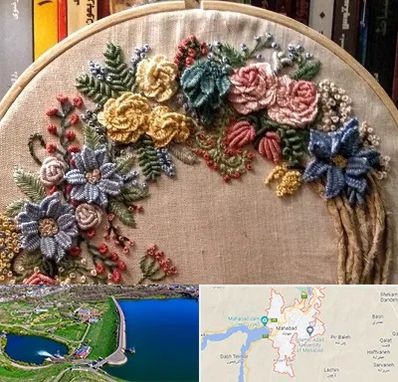 کلاس گلدوزی برزیلی در مهاباد