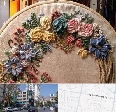 کلاس گلدوزی برزیلی در کامرانیه