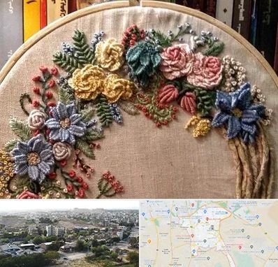 کلاس گلدوزی برزیلی در منطقه 20 تهران 