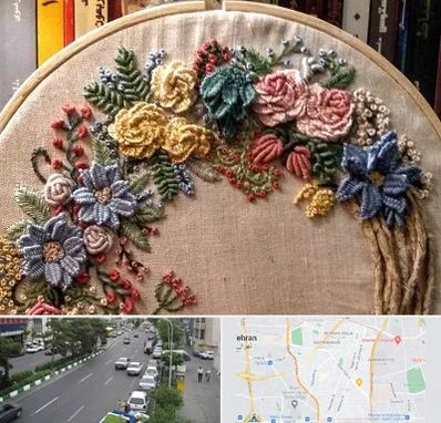 کلاس گلدوزی برزیلی در ستارخان 