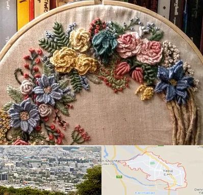 کلاس گلدوزی برزیلی در یاسوج