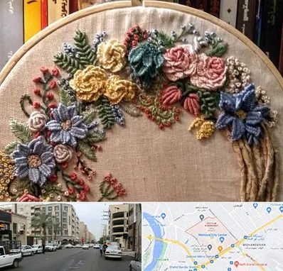 کلاس گلدوزی برزیلی در زیتون کارمندی اهواز