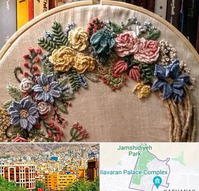 کلاس گلدوزی برزیلی در نیاوران 