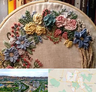 کلاس گلدوزی برزیلی در شهریار