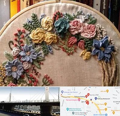 کلاس گلدوزی برزیلی در پارک وی 