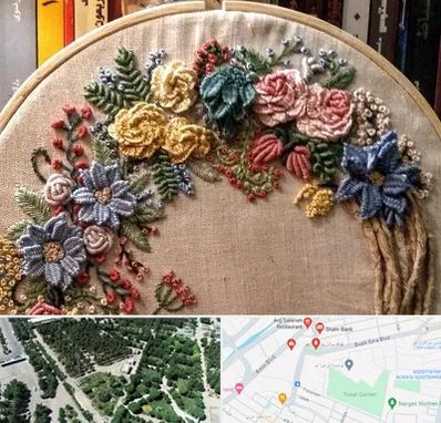 کلاس گلدوزی برزیلی در سالاریه قم