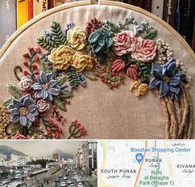 کلاس گلدوزی برزیلی در پونک 