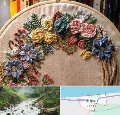 کلاس گلدوزی برزیلی در رویان