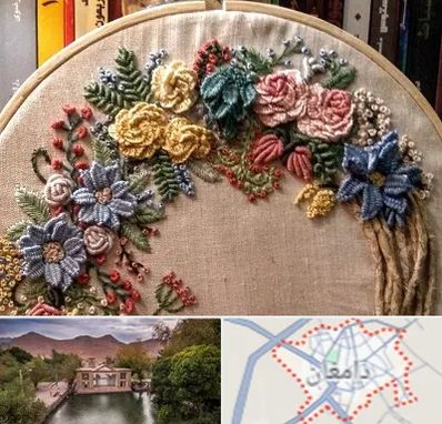کلاس گلدوزی برزیلی در دامغان
