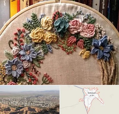 کلاس گلدوزی برزیلی در اسفراین