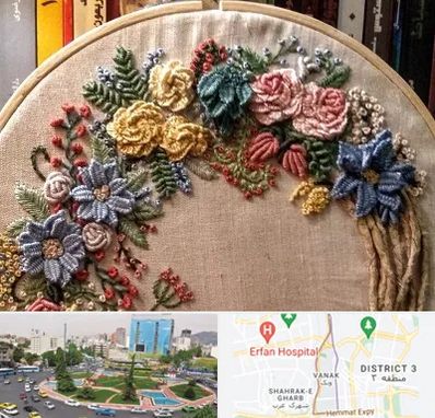 کلاس گلدوزی برزیلی در ونک 