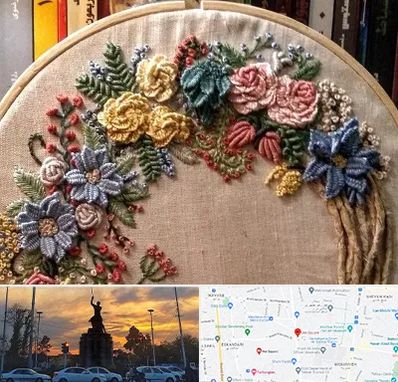 کلاس گلدوزی برزیلی در میدان حر 