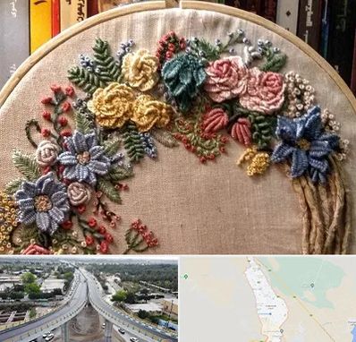 کلاس گلدوزی برزیلی در اندیمشک