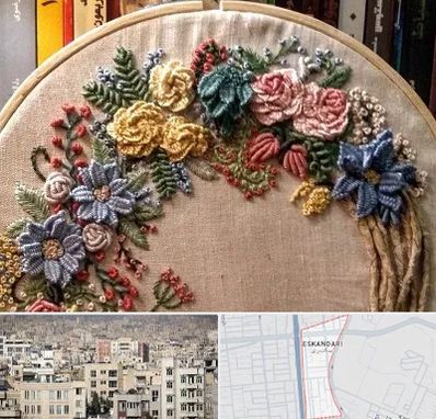 کلاس گلدوزی برزیلی در اسکندری