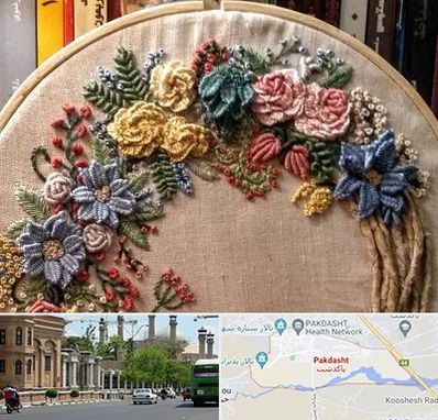 کلاس گلدوزی برزیلی در پاکدشت