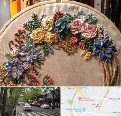 کلاس گلدوزی برزیلی در ظفر 