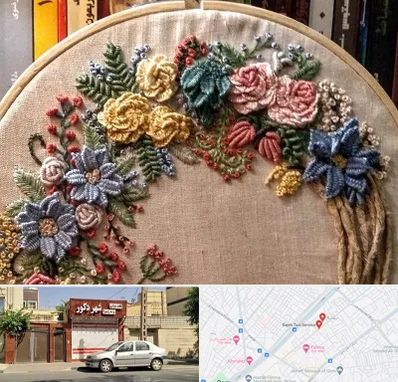 کلاس گلدوزی برزیلی در باجک قم