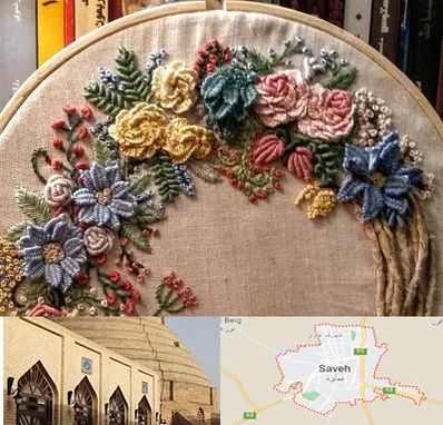 کلاس گلدوزی برزیلی در ساوه