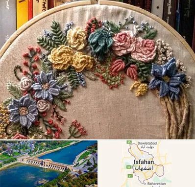 کلاس گلدوزی برزیلی در اصفهان