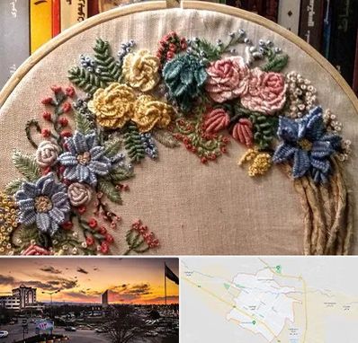 کلاس گلدوزی برزیلی در قوچان