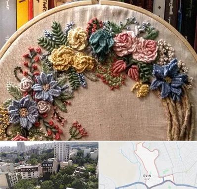 کلاس گلدوزی برزیلی در اوین