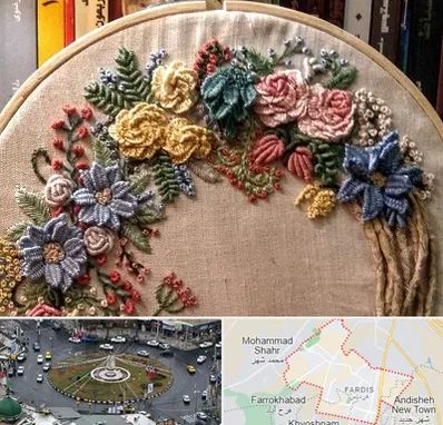 کلاس گلدوزی برزیلی در فردیس کرج 