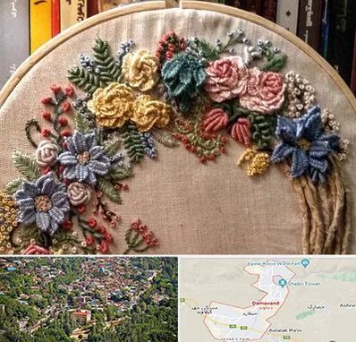 کلاس گلدوزی برزیلی در دماوند