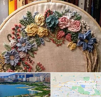 کلاس گلدوزی برزیلی در منطقه 22 تهران 