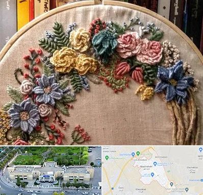 کلاس گلدوزی برزیلی در نسیم شهر