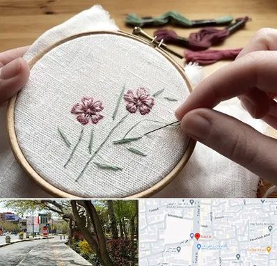 کلاس گلدوزی با دست در خیابان توحید اصفهان